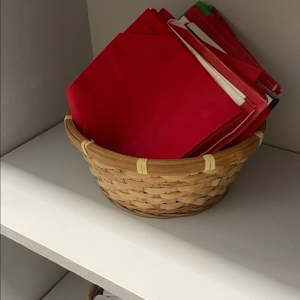 Set of 2 wicket baskets